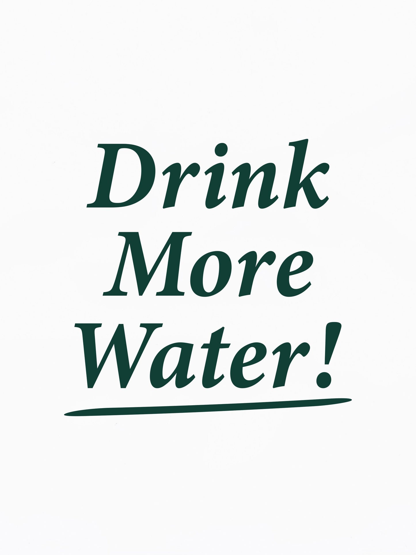 Sporty & Rich Kids Drink More Water Sweatshirt in White