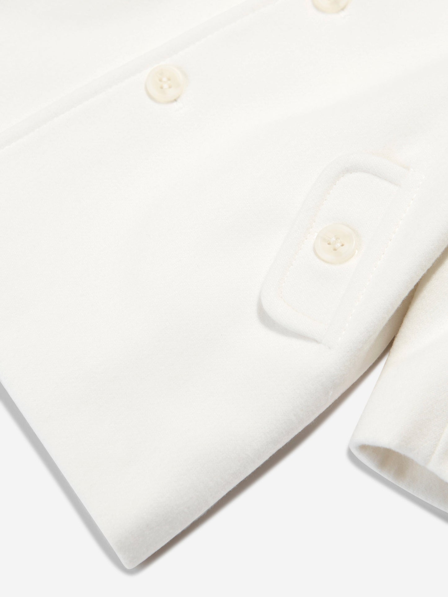 Sarah Louise Boys Hooded Coat in Ivory