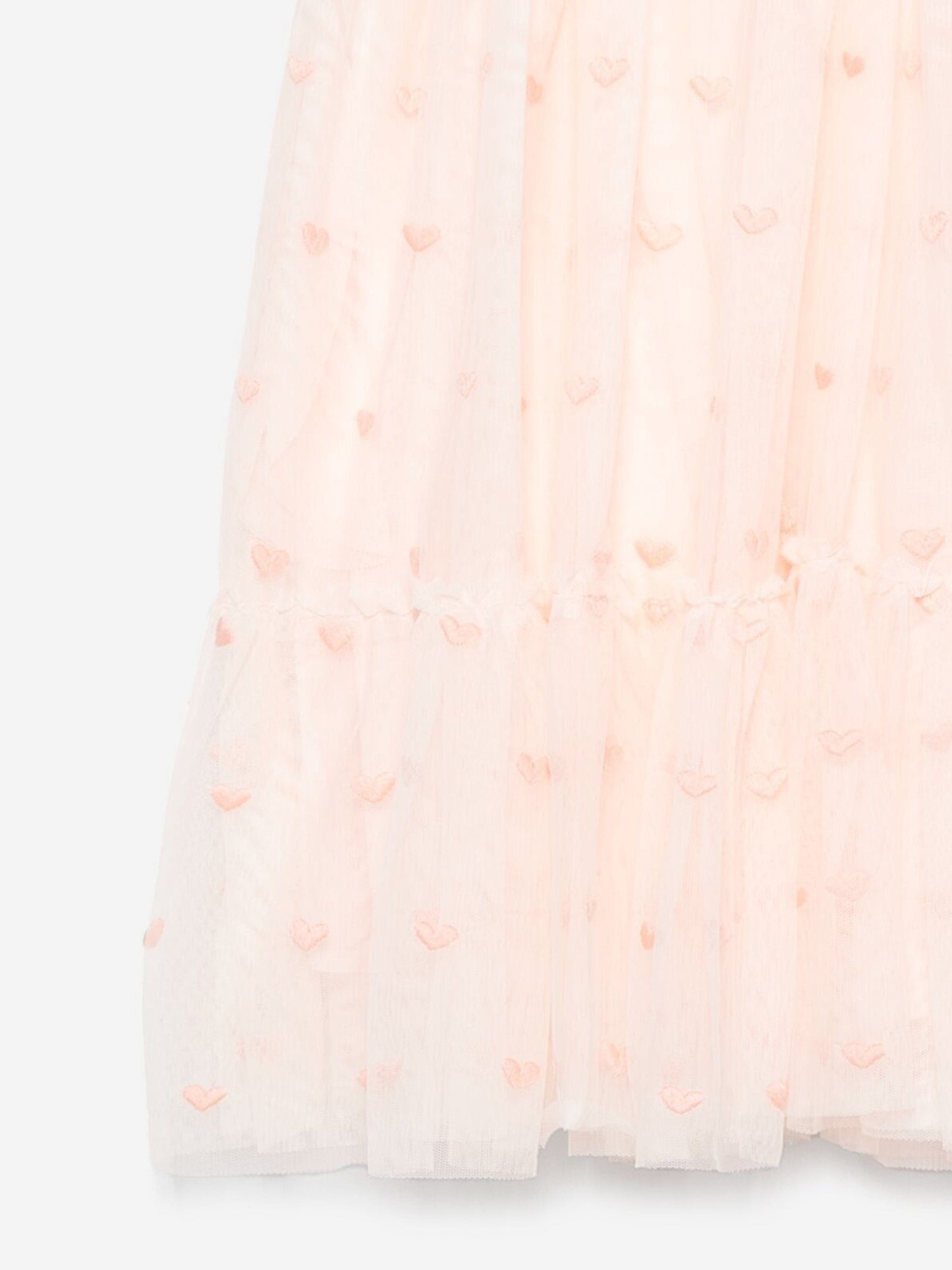 Stella McCartney Girls Embroidered Dress in Pink