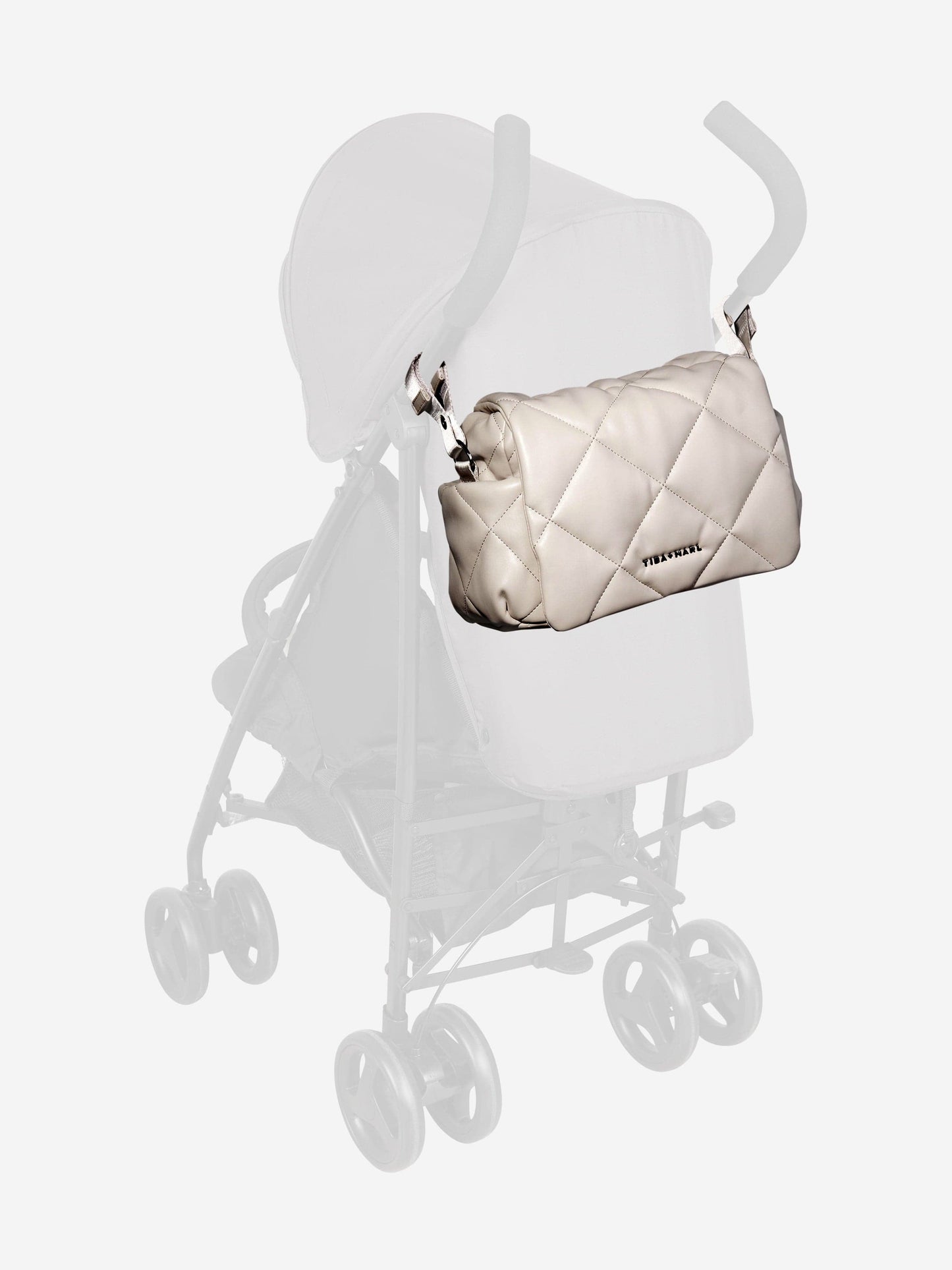 Tiba + Marl Baby Nova Eco Compact Quilted Changing Bag in Beige (33cm)