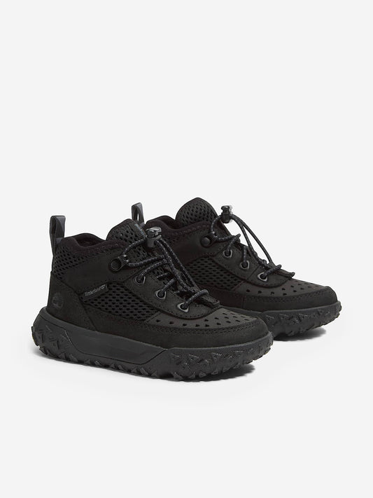 Timberland Boys Greenstride Motion 6-Mid Lace Up Trainers in Black
