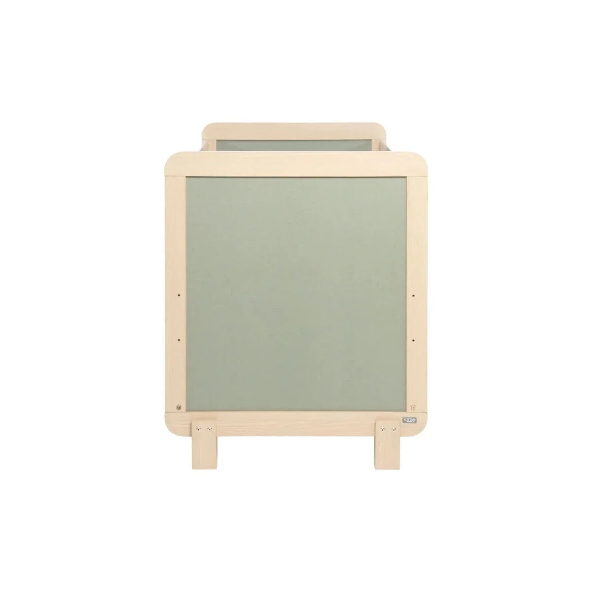 Tutti Bambini Kuba Cot Bed - Golden Oak/Sage Weave