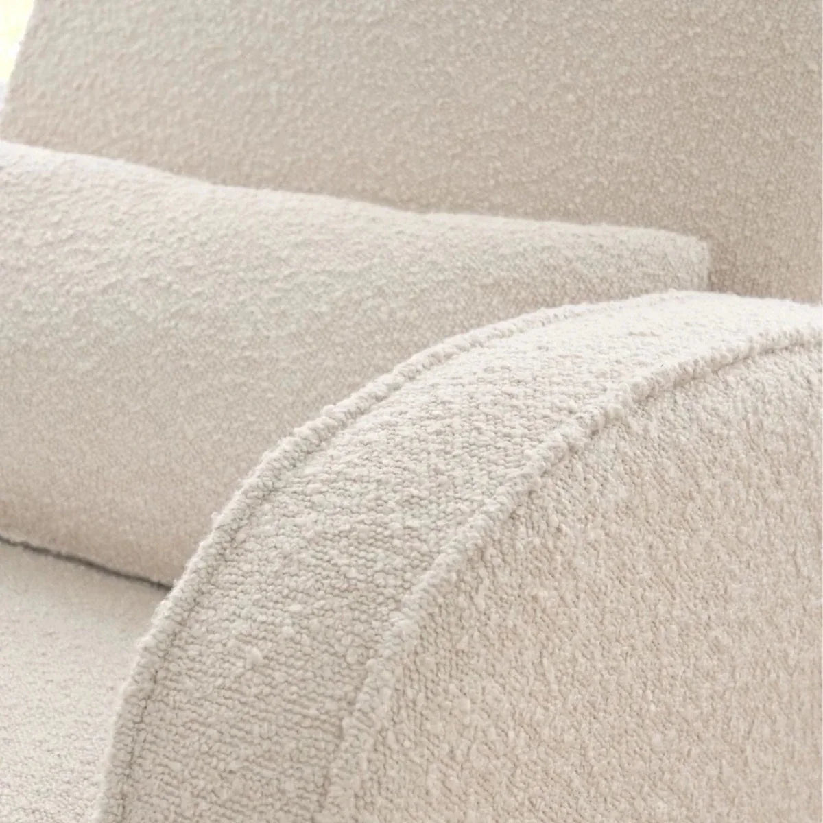 Tutti Bambini Micah Rocking Chair & Footstool - Boucle Fresh Cream