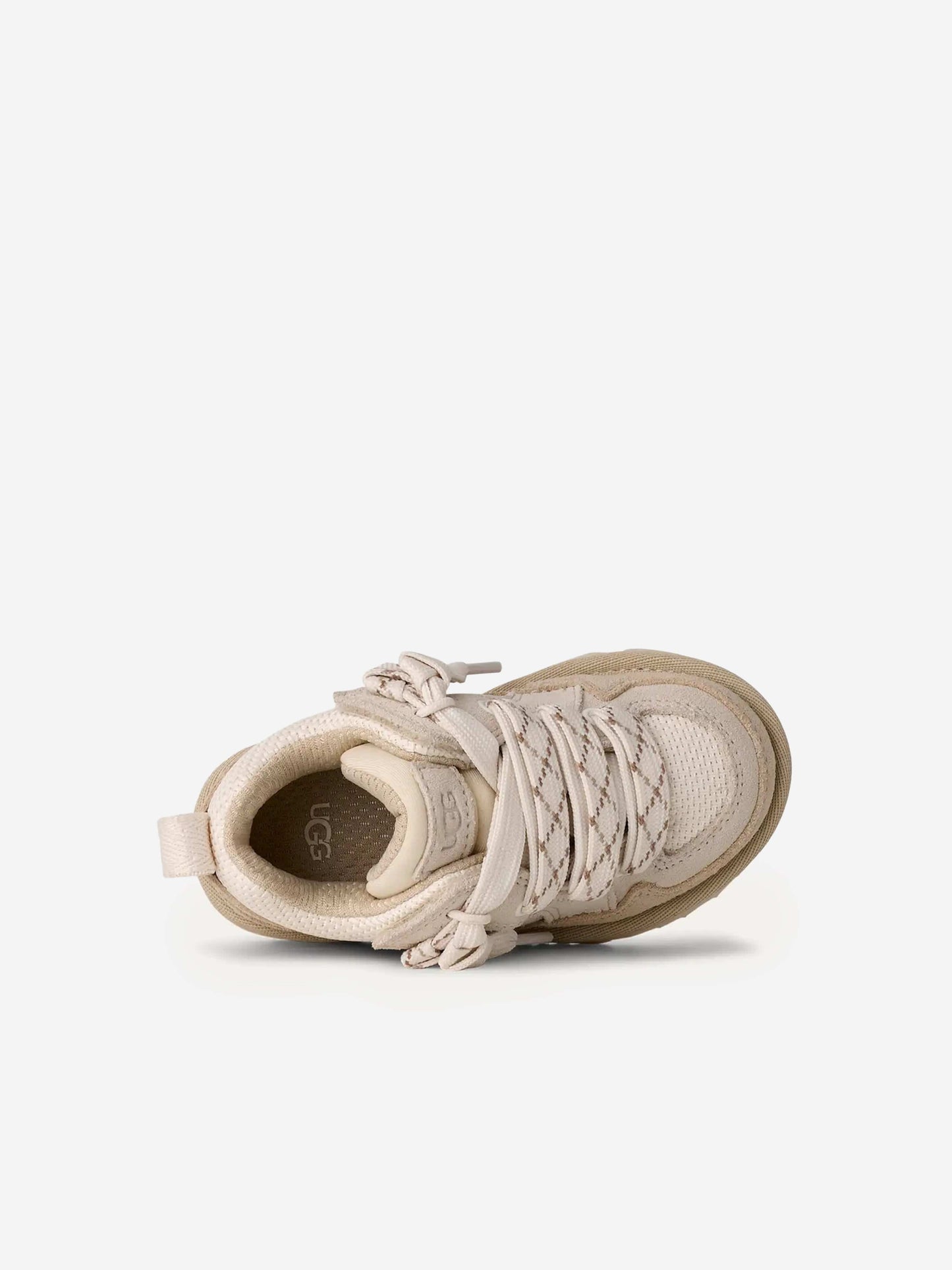 UGG Kids Lo Lowmel Trainers in Ivory
