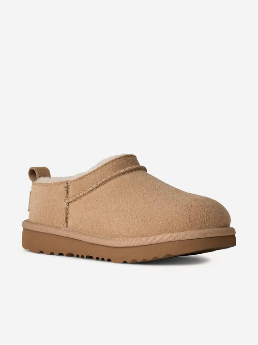 UGG Kids Classic Micro Slippers in Sand