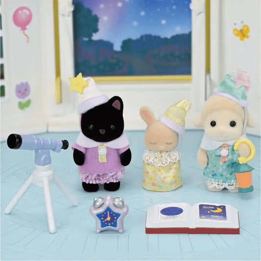 Sylvanian Families Nursery Friends - Trio pour une soirée pyjama (à partir de 3 ans)