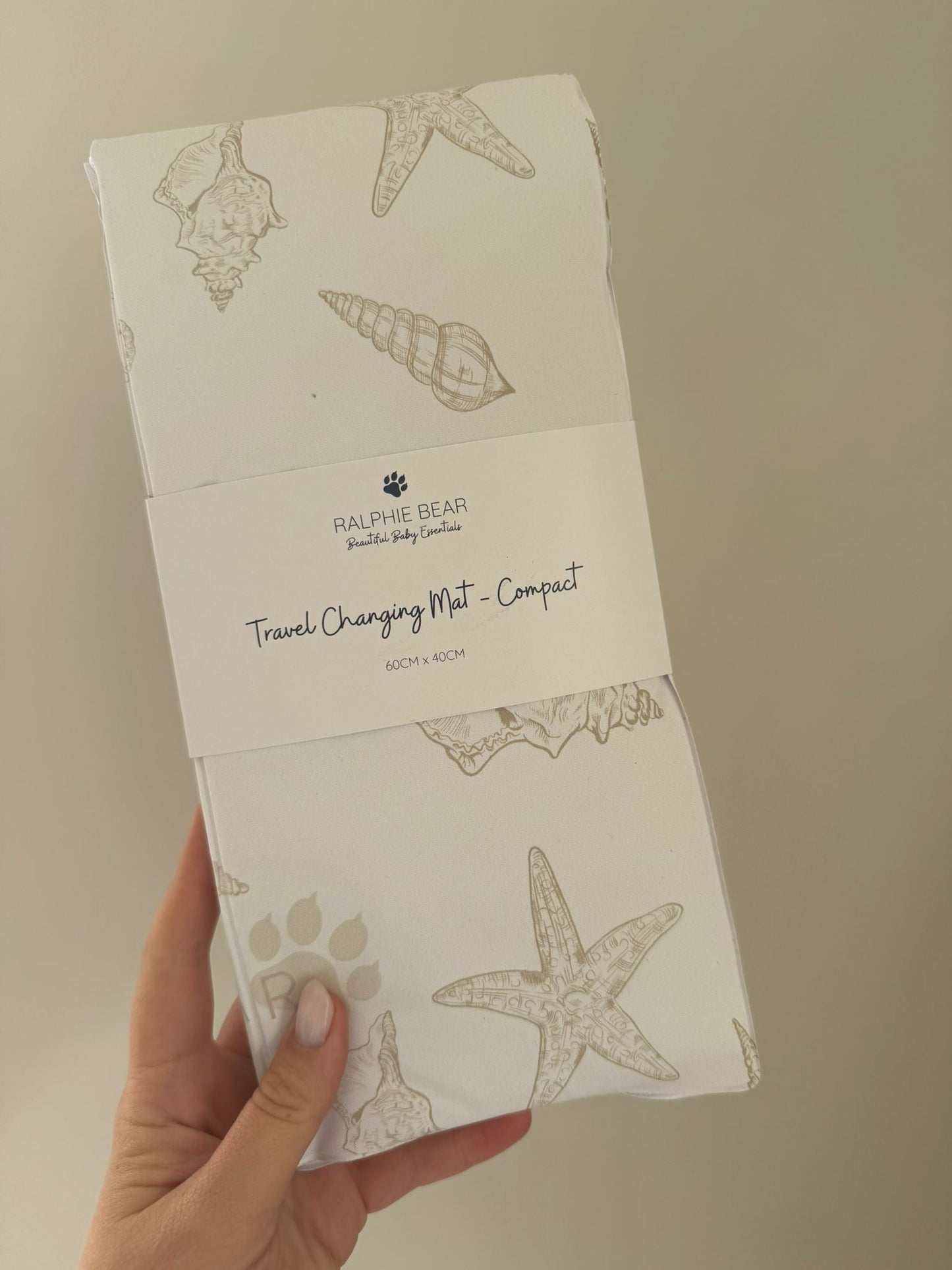 Seashell Compact Travel Mat