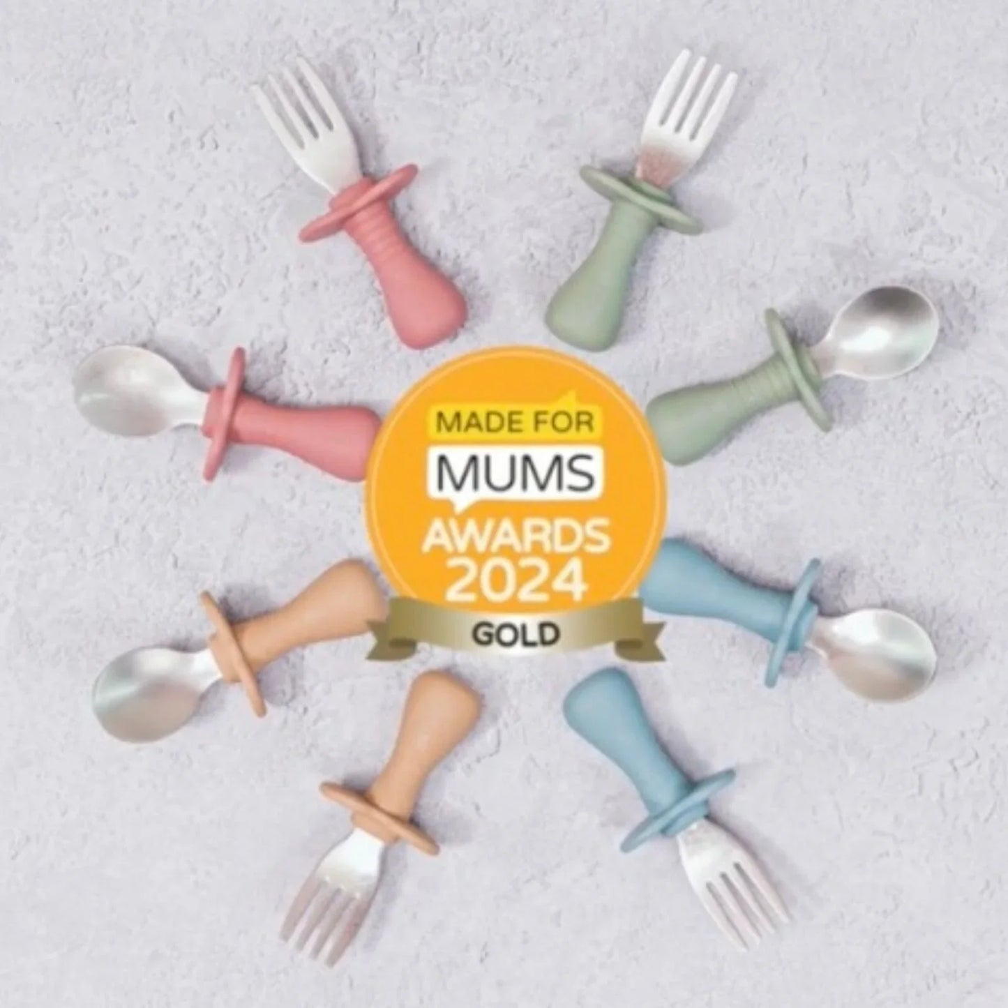 Ensemble de couverts pour tout-petits BLW Essentials - Sauge