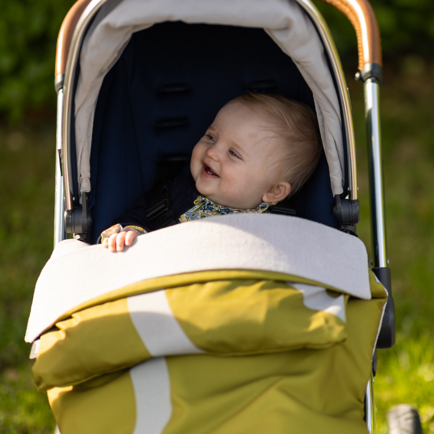 BlinkyWarm - Universal All Season Buggy Rain Cover / Sunshade UV50+ / Footmuff - Olive Green