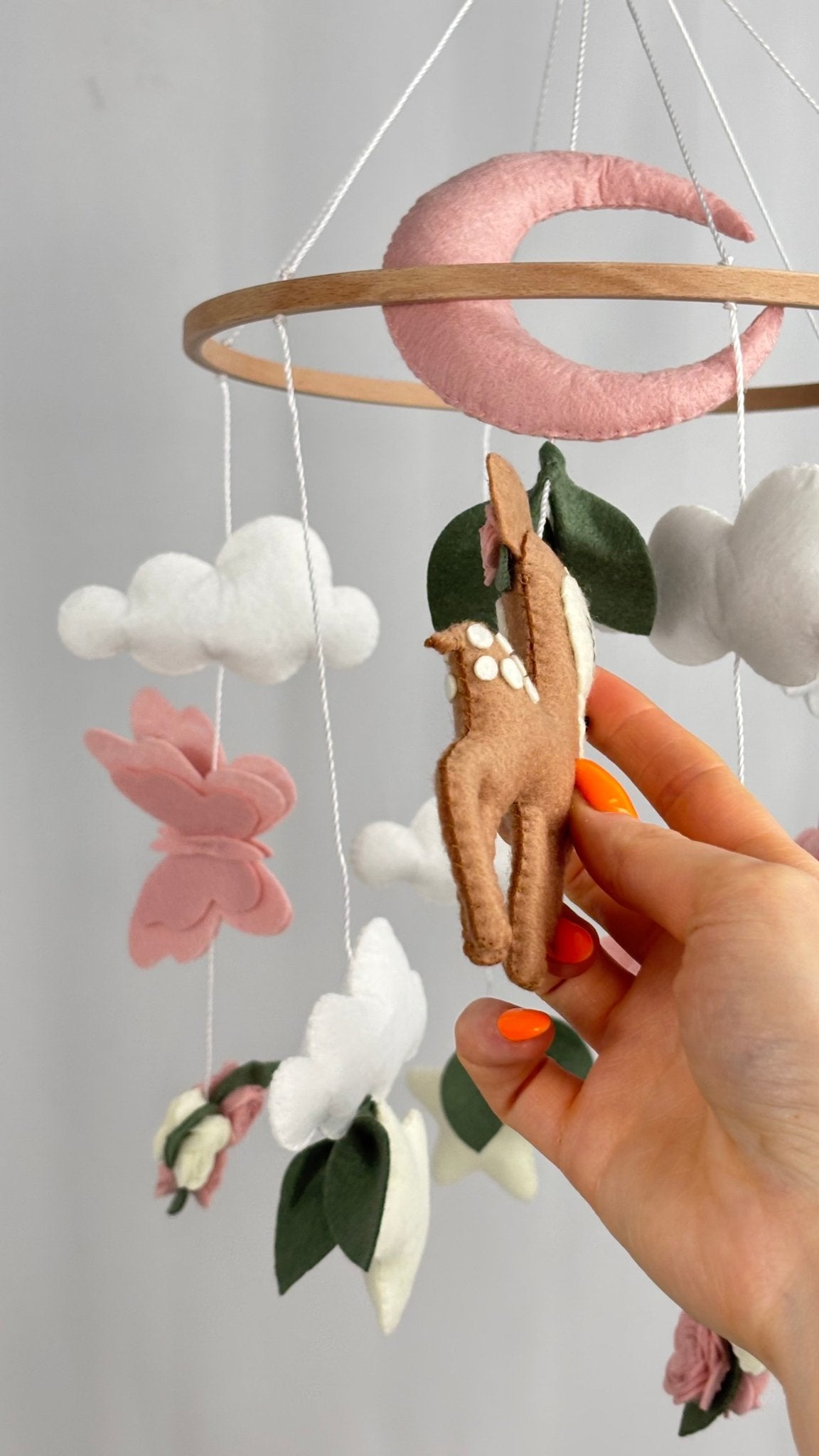 The Fawn’s Garden Cot Mobile - The Little Hive