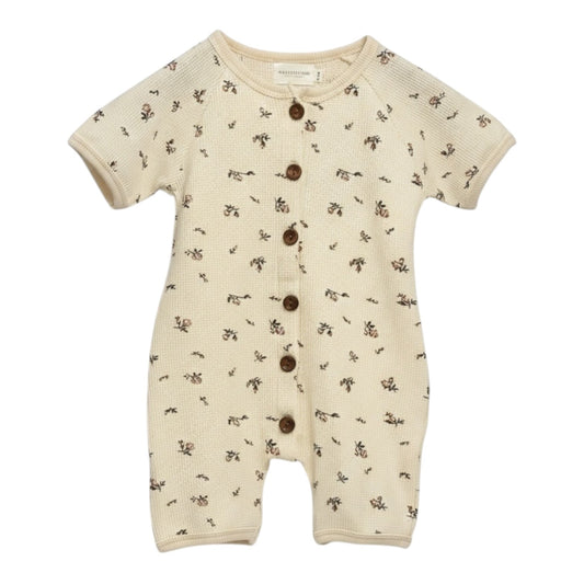 Waffle Romper - The Little Hive