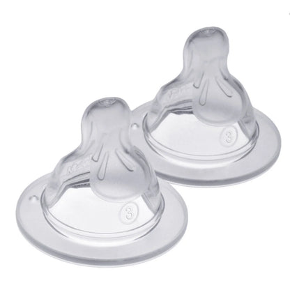MAM SkinSoft Silicone Teat Fast Flow Pack of 2