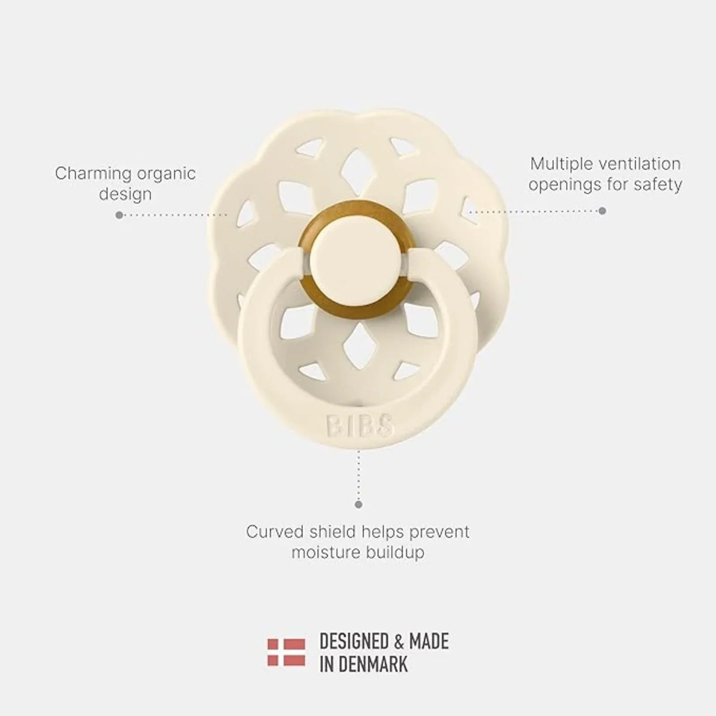 Sucettes BIBS Bohème 0-6 mois, lot de 2 - Marmotte et Rose