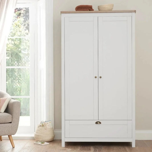 Tutti Bambini Verona Wardrobe - White/Oak