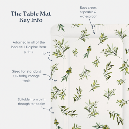 Woodland Table Changing Mat