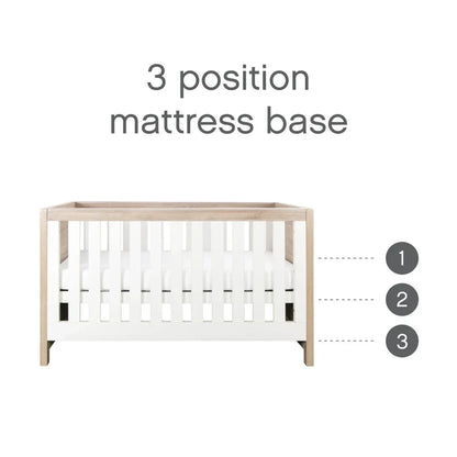 Tutti Bambini Modena 3 pcs Room Set - White/Oak