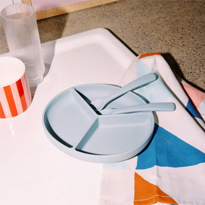 Plaque à ventouse en silicone Pippeta - Rose cendré