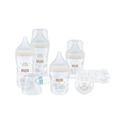Coffret de démarrage NUK Anti-Coliques Perfect Match (7 unités) - Arc-en-ciel
