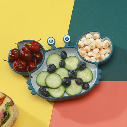 GoofyCub Silicone Baby Plate - Non-Slip Suction Bowl for Toddlers