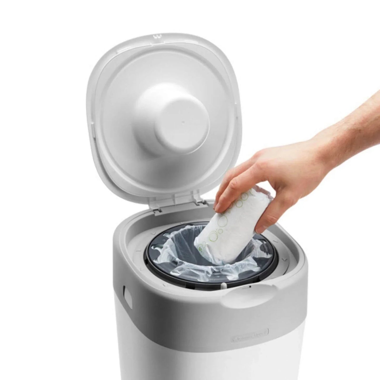 Bac à couches jetables Tomme Tippee Twist &amp; Click - Blanc