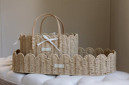 Baby Changing Basket and Mat Bundle