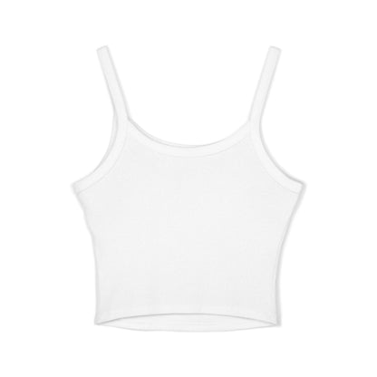 Mama Minimalist Spaghetti Strap White Tank Top
