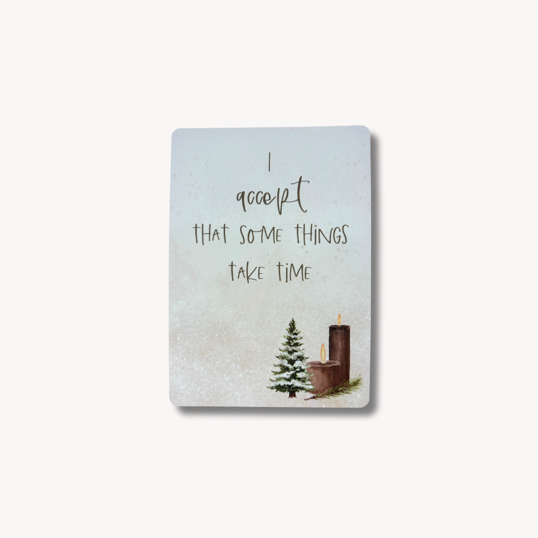 Duo de cartes d'affirmation festive (adulte et enfant)