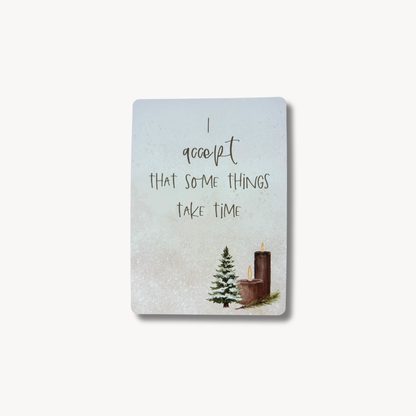 Duo de cartes d'affirmation festive (adulte et enfant)