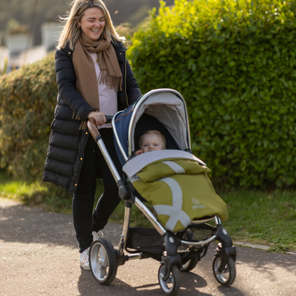 BlinkyWarm - Universal All Season Buggy Rain Cover / Sunshade UV50+ / Footmuff - Olive Green