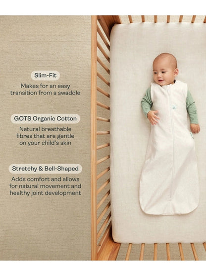 ergoPouch - Organic All Year Jersey Sleeping Bag - Daisy 1.0 TOG
