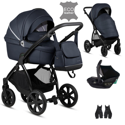 Noordi Fjordi V1 Leather 3in1 with Travel Carrier Car Seat