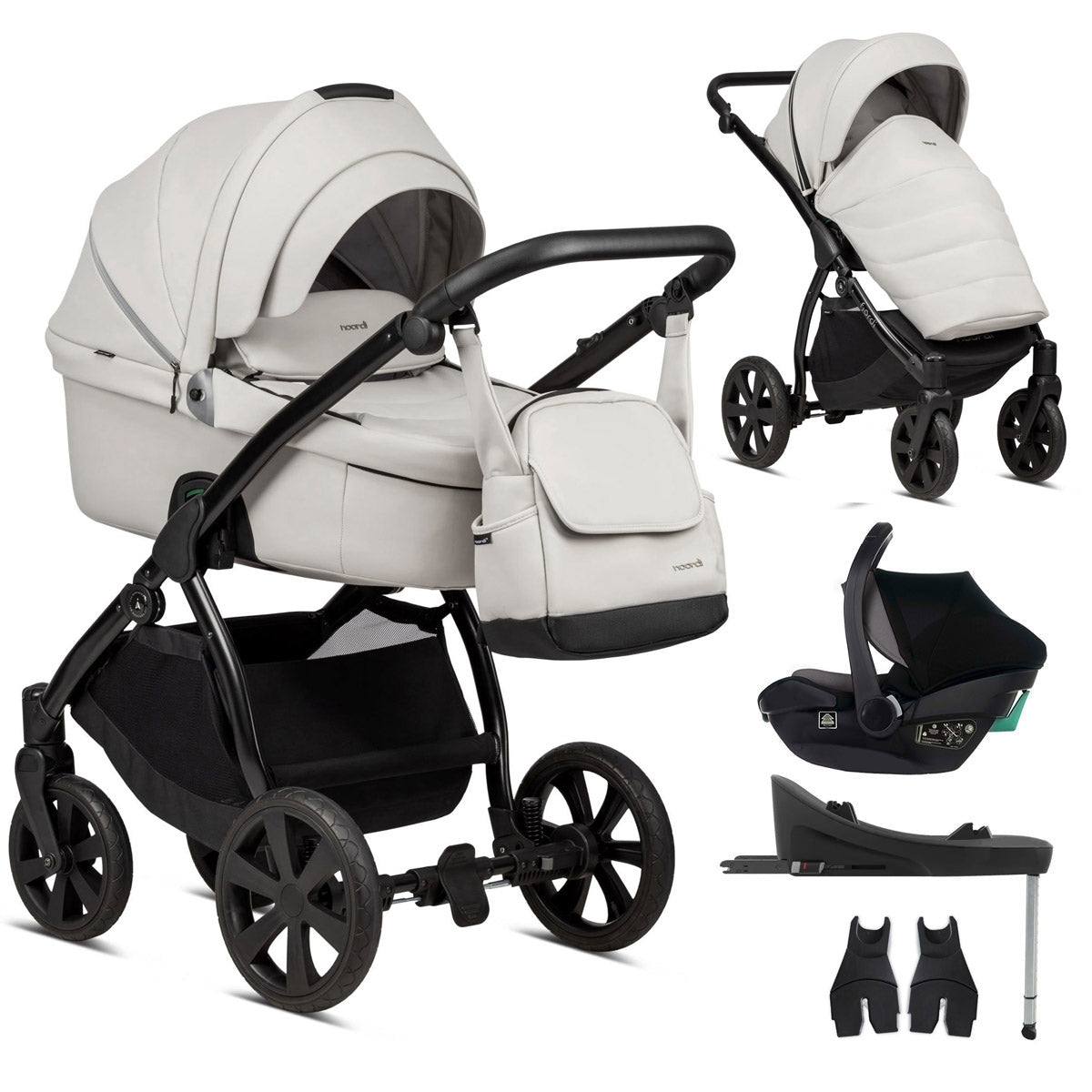 Noordi Fjordi V1 Leather 3in1 with Travel Carrier Car Seat