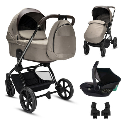 Noordi Sole V3 3in1 with Travel Carrier Car Seat, Artic Mink