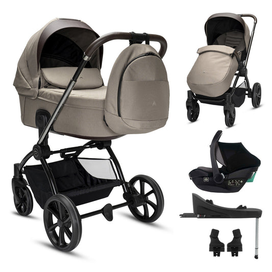Noordi Sole V3 3in1 with Travel Carrier Car Seat, Artic Mink