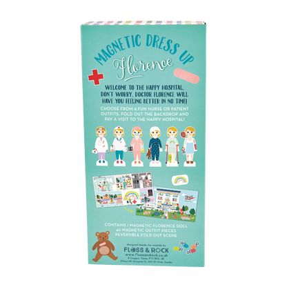Wooden Magnetic Dress Up Doll - Florence