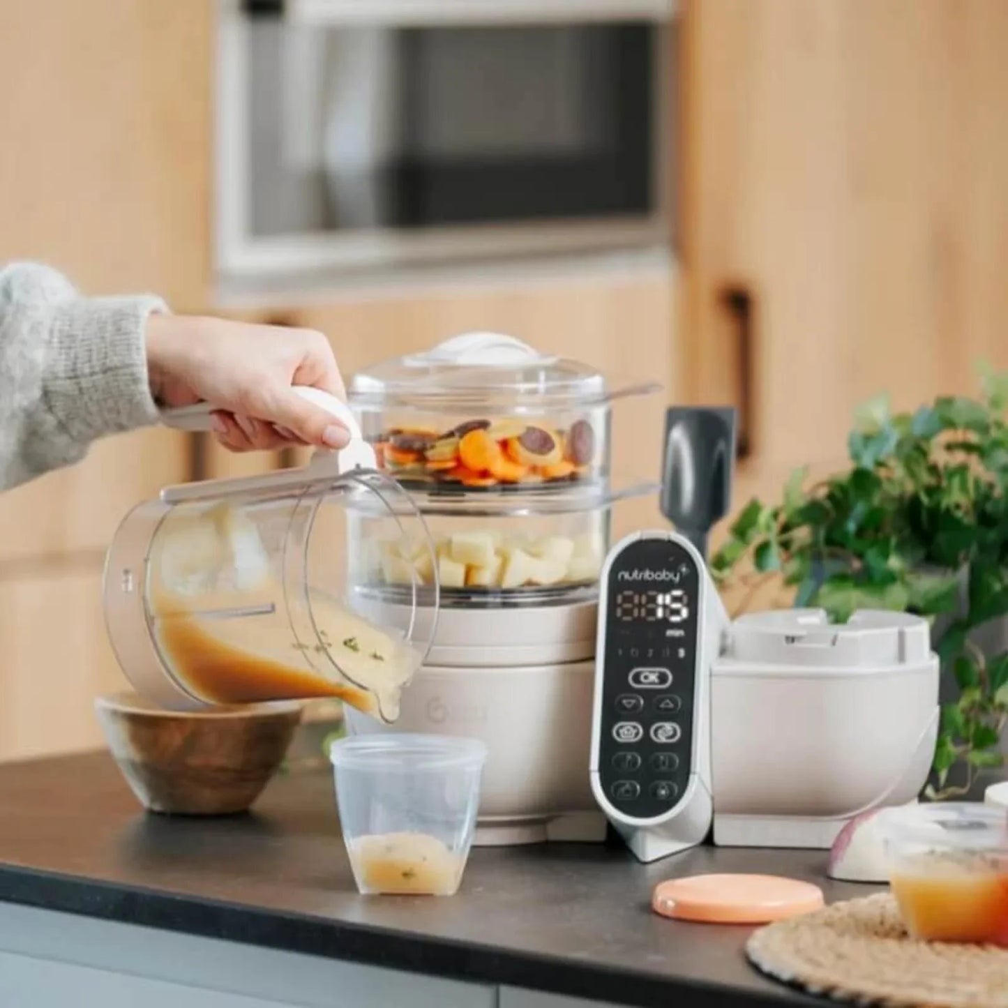 Babymoov Nutribaby (+) 6-in-1 Baby Food Maker - Mineral
