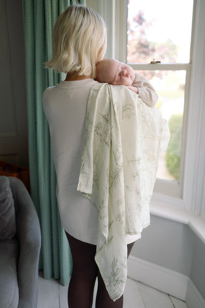 Woodland Large Swaddle Muslin