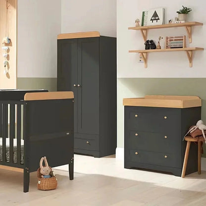 Tutti Bambini Rio Chest Changer - Slate/Honey Oak