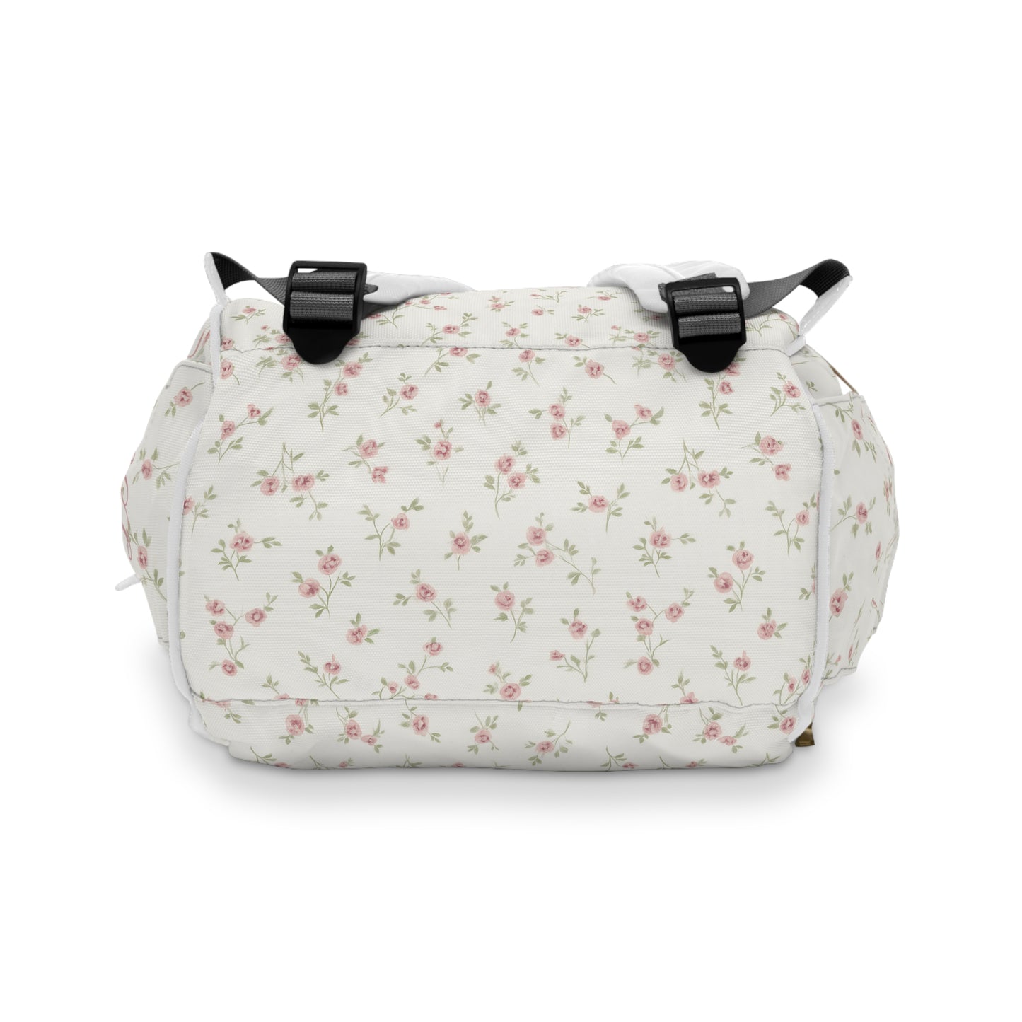 Floral Nappy Backpack – Multifunctional Baby Changing Bag with Pockets