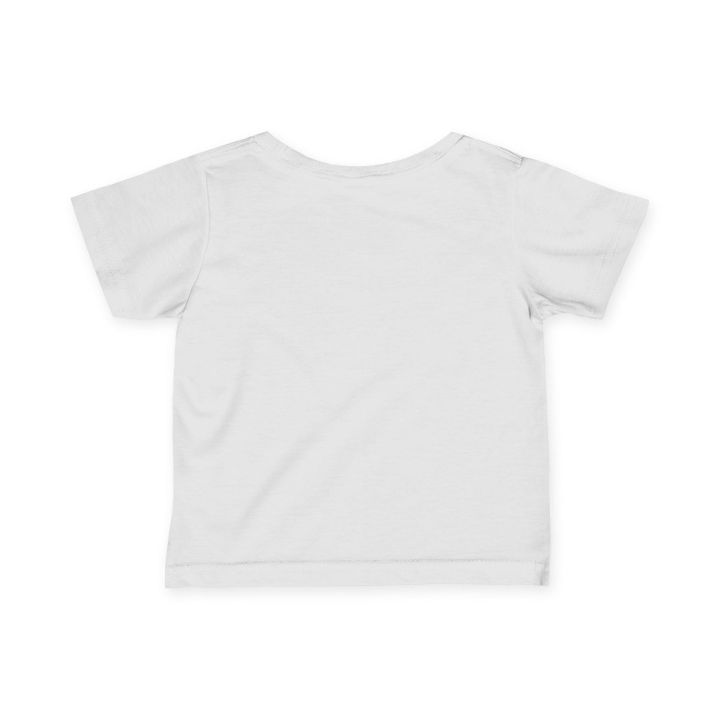 The Little Hive Embroidered White Baby T‑Shirt