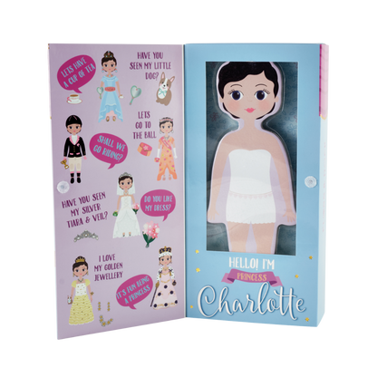Wooden Magnetic Dress Up Doll - Charlotte