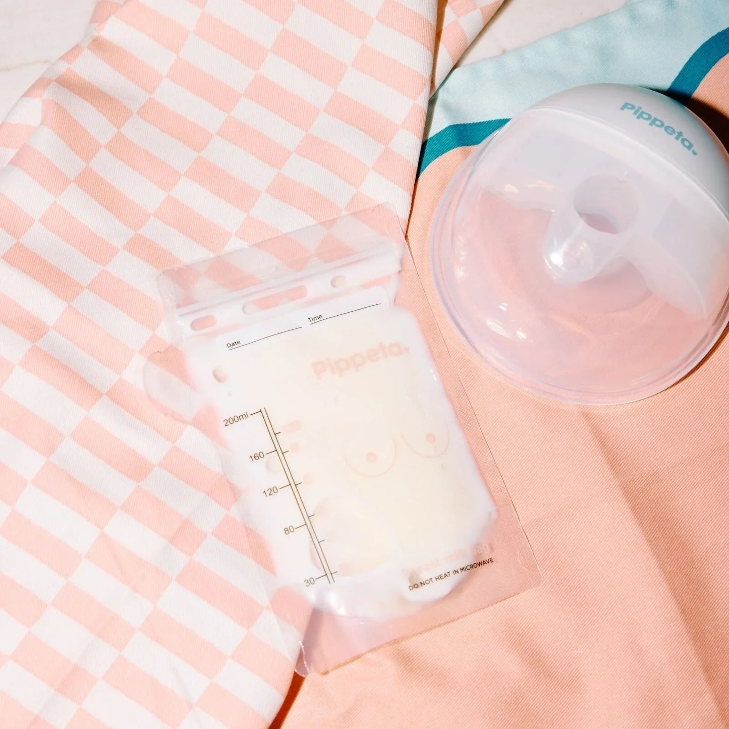 Sachets de conservation de lait maternel Pippeta, lot de 30