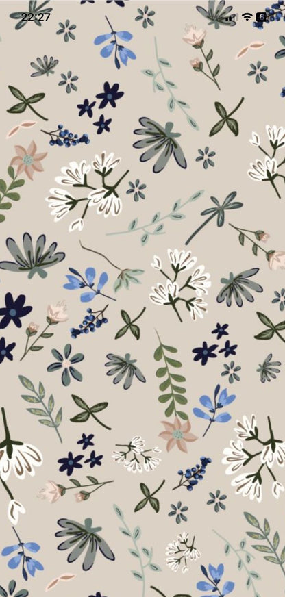 Wildflower Anti Roll Wedge Changing Mat