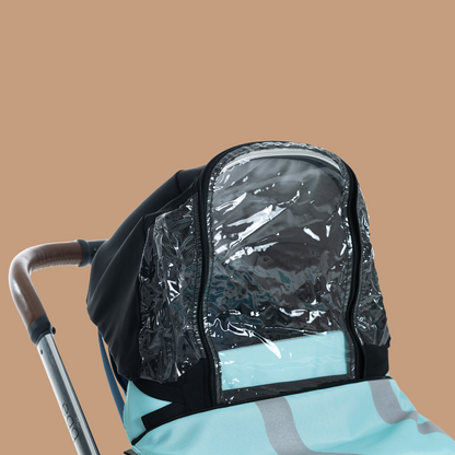 BlinkyWarm - Universal All Season Buggy Rain Cover / Sunshade UV50+/ Footmuff - Seafoam Blue