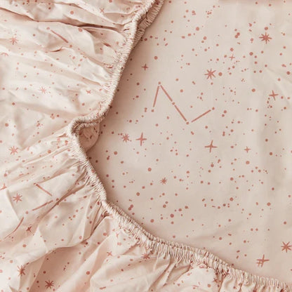 Kabode - Organic Cot Bed Fitted Sheet - Starscape