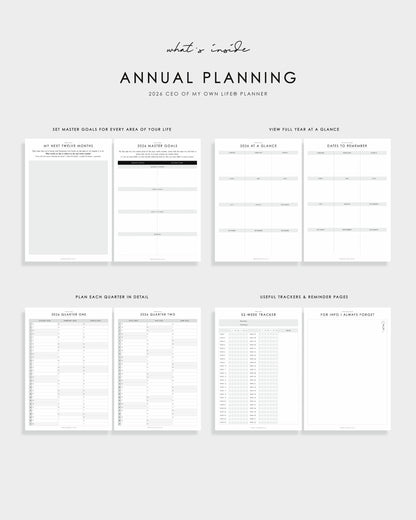 2026 Daily Life Planner • CEO of My Own Life® • Dot Luxe