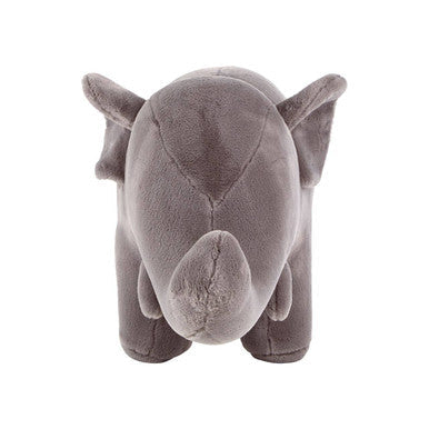 Jungle Safari Grey Faux Fur Elephant Kids Stool