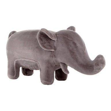 Jungle Safari Grey Faux Fur Elephant Kids Stool