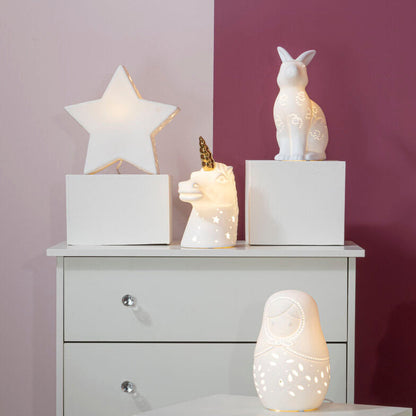 Kids Rabbit Ceramic Night Light | Ola