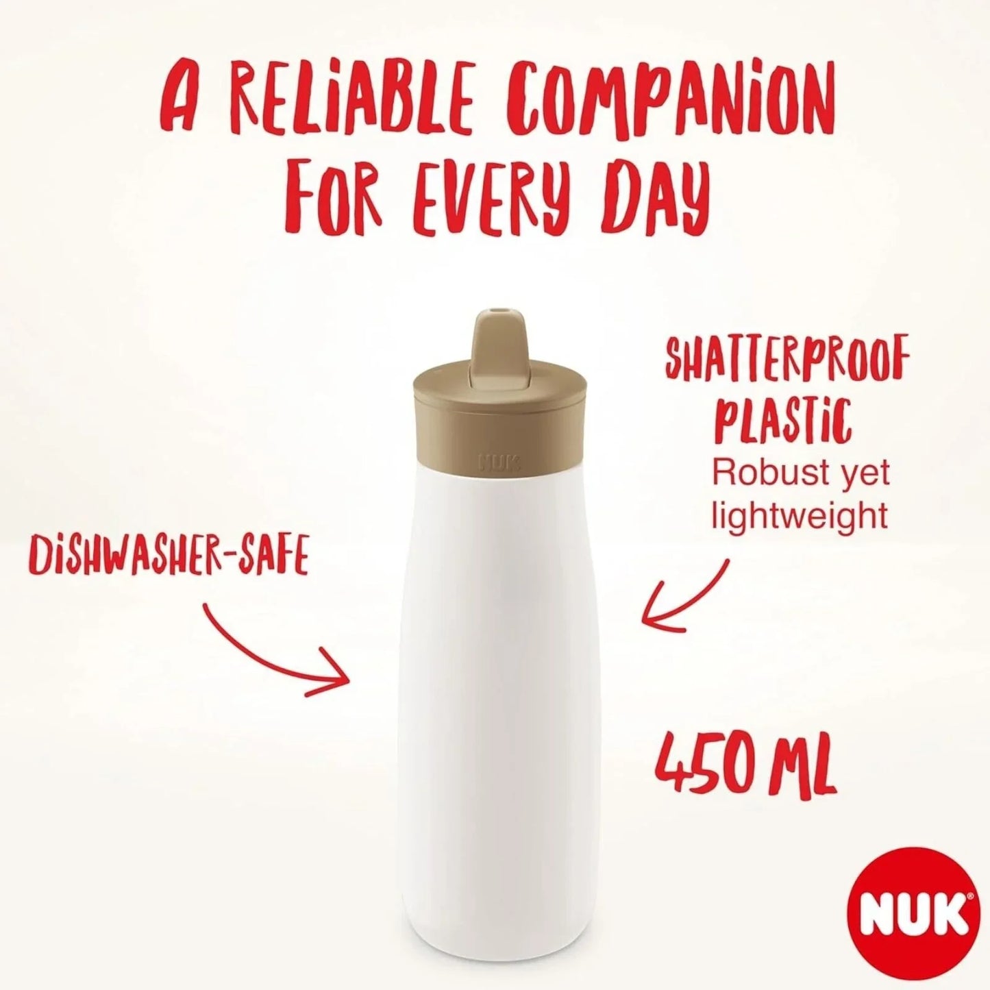 NUK Mini-Mee Flip Cup with 2-in-1 Cup 12+ months 450ml - Mint